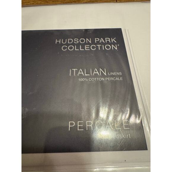 Hudson Park Italian Percale Full lavender Bedskirt 100% Cotton Exclusive - Picture 4 of 6